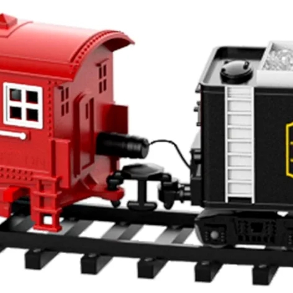 Classic Electric Red and Gold Train Set for Kids - Picture 7 of 8